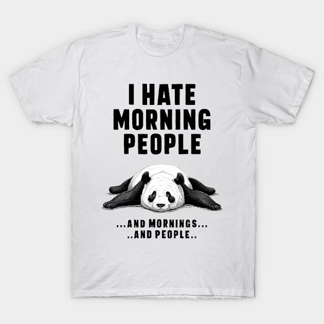 HATER PANDA T-Shirt by SAMAMCA